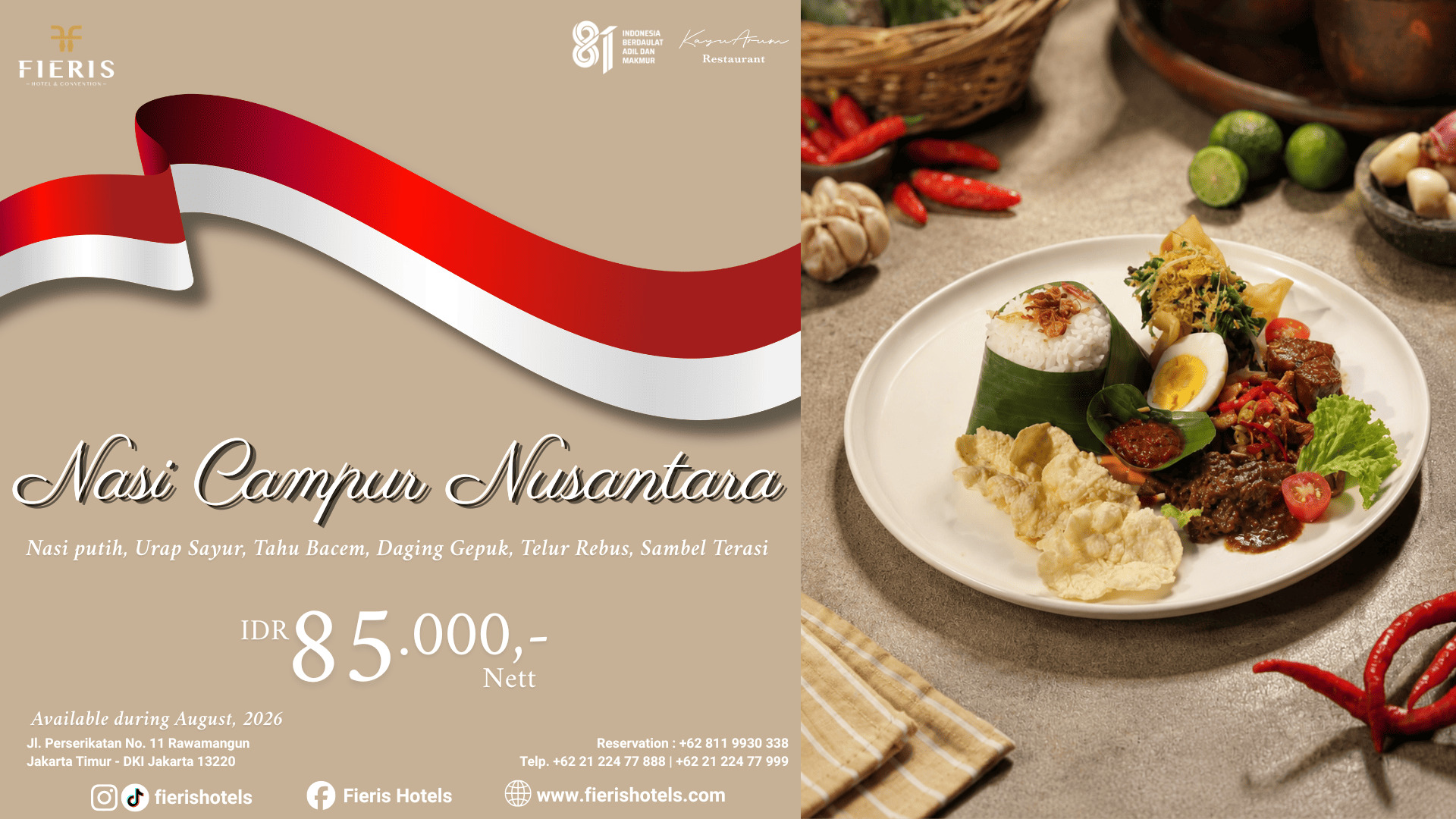 NASI CAMPUR PROMO AGUSTUS 2026